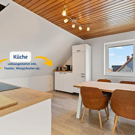 Apartment Bravura - Modern - Bis Zu 6 - Naehe Hambacher Schloss