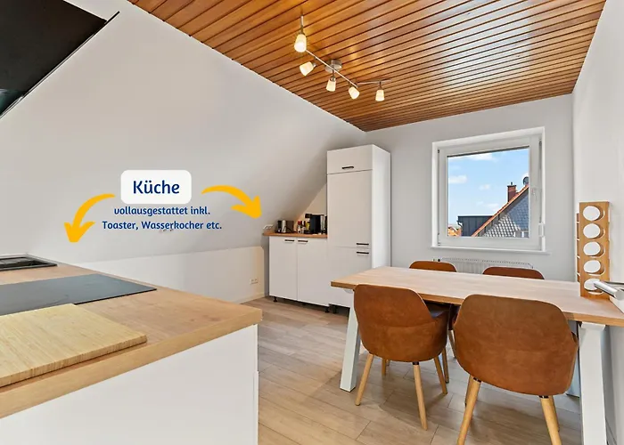 Appartamento Bravura - Modern - Bis Zu 6 - Naehe Hambacher Schloss